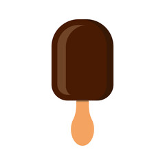 Ice cream icon isolated on white background. Vector illustration.