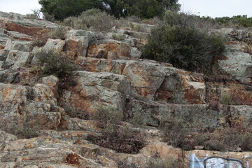 the ruins of the ancient city