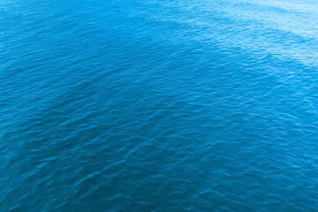 Beautiful ripply sea water surface as background