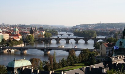 Fototapeta na wymiar charles bridge prague czech republic