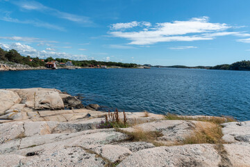 View from Reso island in Sweden