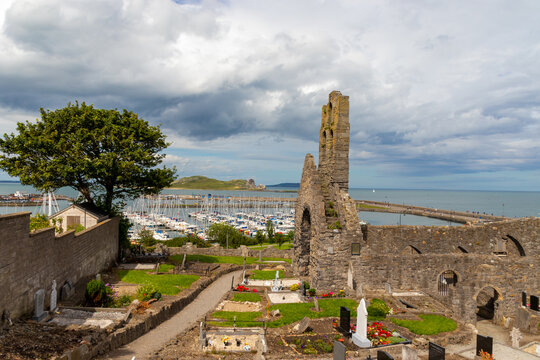 Ruins above Howth bay