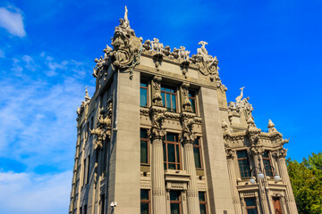 House with Chimaeras or Horodecki House in Kiev, Ukraine