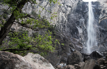 Bridal Veil waterfall in Yosemite National Park