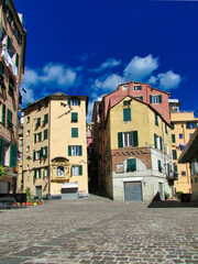 Fototapeta na wymiar colorful houses in Italy