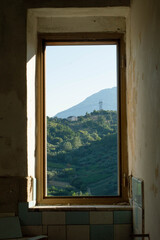 Castelpoto, Campania, Italy - 26 July, 2020: Castelpoto, a small village near Benevento