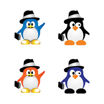Vector illustration of a penguin