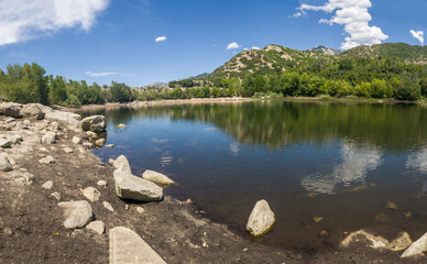 Panorama - Lower Bell Canyon Reservior, Utah