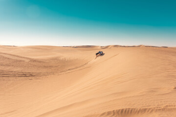 Fototapeta na wymiar sand dunes in siwa