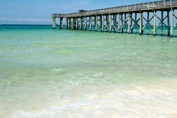 Obraz premium Tropical vacation paradise with white sandy beaches. Composition of nature.