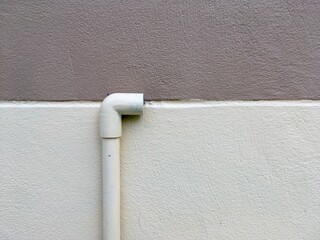 Pipe on concrete wall 