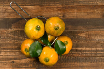 Fresh mandarin oranges