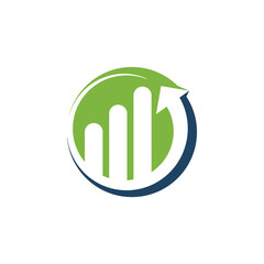 Business Finance Logo template vector icon design. Business Financial and Accounting Logo design Template.