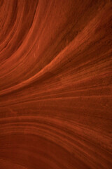 Patterns and lines in a slot canyon in Utah