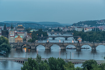 Prague city view