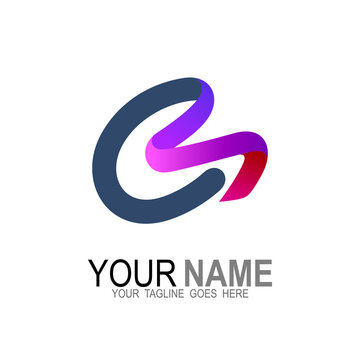 CS logo with monogram design template, S, C, C and S logos