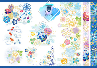 和柄パターン Wall Mural Wallpaper Murals Wallsheaven Iwozon