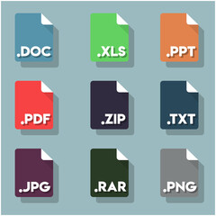 file document type symbols