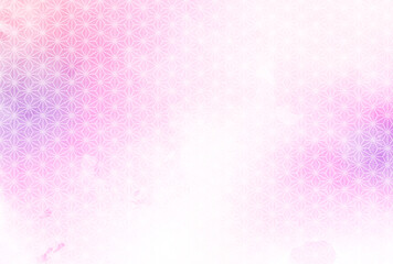 春　和紙　水彩　背景