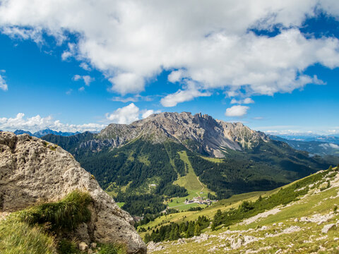Rotwand and Masare via ferrata in the rose garden in the Dolomites