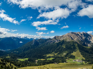 Rotwand and Masare via ferrata in the rose garden in the Dolomites