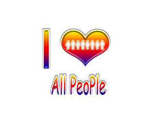 I love all people