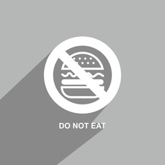 no eat icon, Religion icon vector