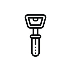 Bottle Opener Icon Logo Vector Isolated. Oktoberfest Icon Set. Editable Stroke and Pixel Perfect.