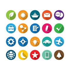 icon set and symbol vector illustration