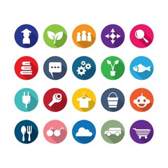 icon set and symbol vector illustration