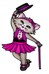 Cute Tap Dance Kitty Cat
