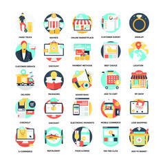 Online Shopping Vector Icons Pack 