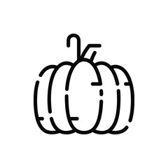 Pumpkin, Fruit, Farm Icon Logo Vector Isolated. Autumn Icon Set. Editable Stroke and Pixel Perfect.