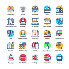 Industrial and Construction Icons 