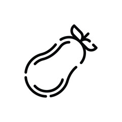 Pear, Fruit, Farm Icon Logo Vector Isolated. Autumn Icon Set. Editable Stroke and Pixel Perfect.