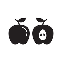 Apple icon vector illustration.