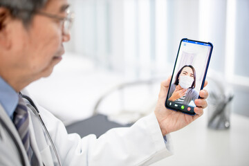 Online Telemedicine concept