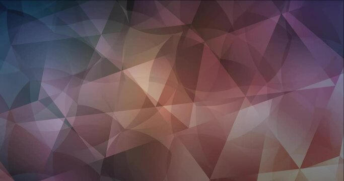 4K looping dark blue, yellow polygonal abstract animation. Colorful abstract video clip with gradient. 4K film business advertising. 4096 x 2160, 60 fps. Codec Photo JPEG.
