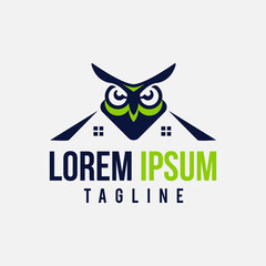 Simple and unique design owl