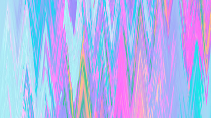 Abstract painting zigzag colorful on canvas background texture. pastel color.