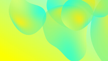 Abstract gradient geometric background. Fluid shapes and colorful graphic design.