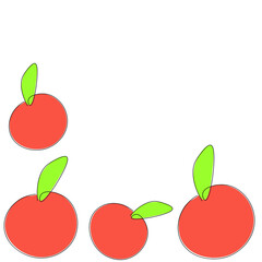 Orange fruit background. Vector illustration