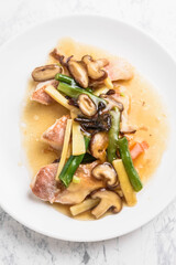 赤魚の中華餡かけ