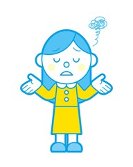 若い 女性 残念 シンプルカラー