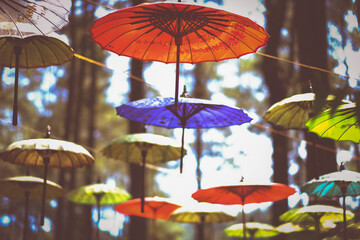 Hanging umbrella