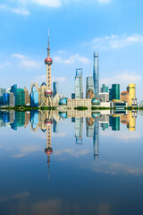Fototapeta premium Beautiful Shanghai skyline and commercial buildings,China.