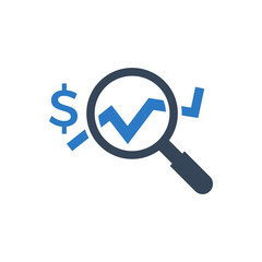 Sales analytics icon