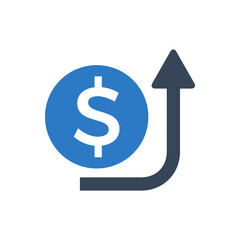 Obraz premium Business growth icon