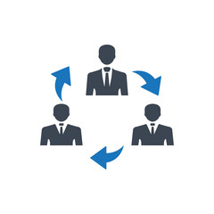 Working process icon ( vector illustration )