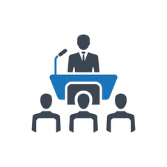 Business conferance icon ( vector illustration )